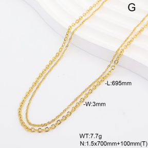 6WC000064vhha-908  14K PVD  Stainless Steel Waist Chain