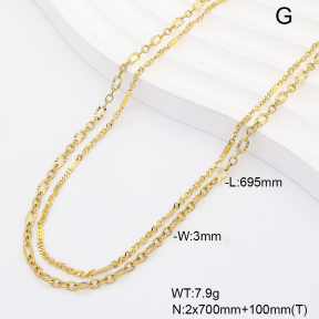 6WC000070bhia-908  14K PVD  Stainless Steel Waist Chain