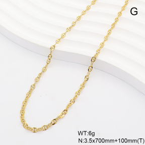 6WC000075vhha-908  14K PVD  Stainless Steel Waist Chain