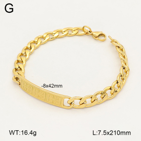 2B2005914bbml-775  Stainless Steel Bracelet