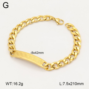 2B2005916bbml-775  Stainless Steel Bracelet