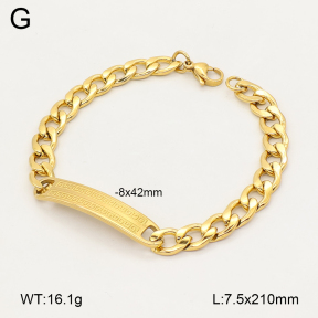 2B2005917bbml-775  Stainless Steel Bracelet