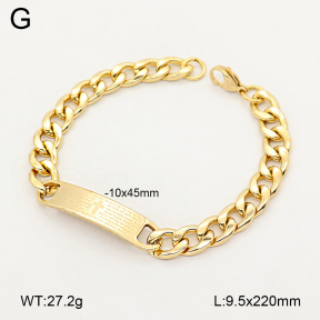 2B2005920bbov-775  Stainless Steel Bracelet