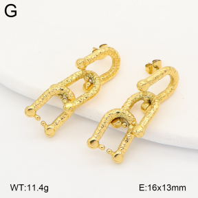 2E2007193ahjb-775  Stainless Steel Earrings