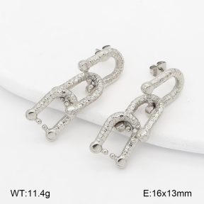 2E2007194bhva-775  Stainless Steel Earrings