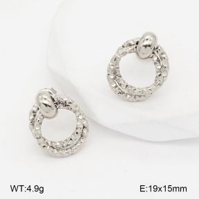 2E2007204bbov-775  Stainless Steel Earrings