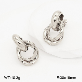 2E2007231bbov-775  Stainless Steel Earrings