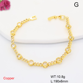F6B407100bbov-L017  Fashion Copper Bracelet