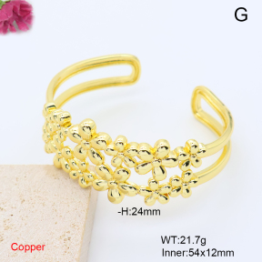 F6BA20188bhia-L017  Fashion Copper Bangle