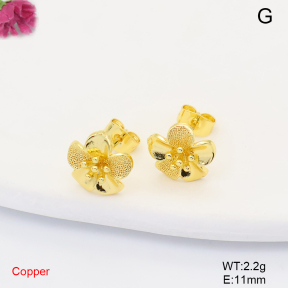 F6E200922baka-L017  Fashion Copper Earrings
