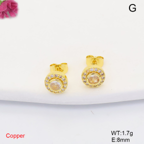 F6E405935baka-L017  Fashion Copper Earrings