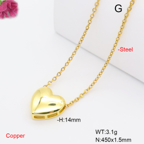 F6N201287vaia-L017  Fashion Copper Necklace