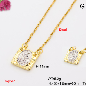 F6N201289baka-L017  Fashion Copper Necklace