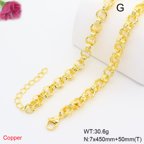 F6N201290bbml-L002  Fashion Copper Necklace