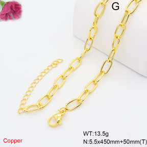 F6N201296baka-L002  Fashion Copper Necklace