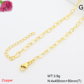 F6N201307vail-L002  Fashion Copper Necklace