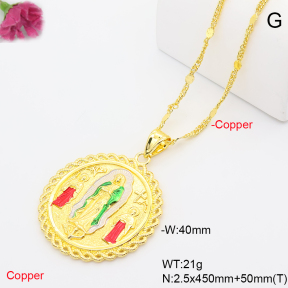 F6N201315vbnb-L002  Fashion Copper Necklace