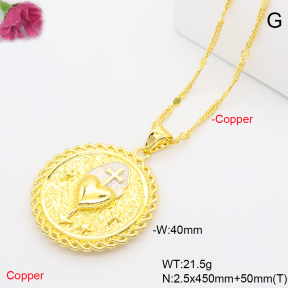 F6N201316vbnb-L002  Fashion Copper Necklace