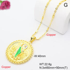 F6N201322vbnl-L002  Fashion Copper Necklace