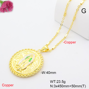F6N201325vbnl-L002  Fashion Copper Necklace