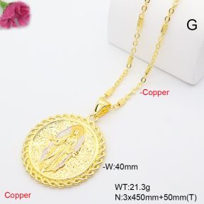 F6N201327vbnl-L002  Fashion Copper Necklace