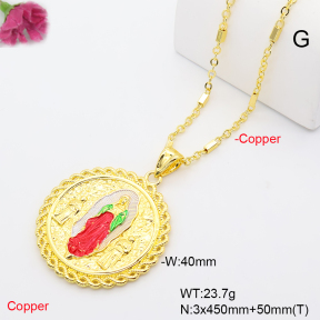 F6N201328vbnl-L002  Fashion Copper Necklace