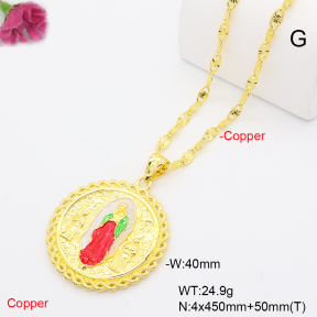 F6N201331bbov-L002  Fashion Copper Necklace