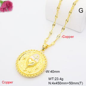 F6N201332bbov-L002  Fashion Copper Necklace