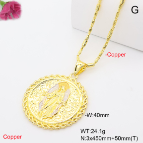 F6N201344abol-L002  Fashion Copper Necklace