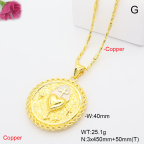 F6N201347abol-L002  Fashion Copper Necklace