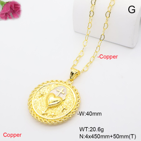 F6N201349vbnb-L002  Fashion Copper Necklace