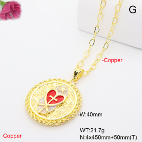 F6N201350vbnb-L002  Fashion Copper Necklace