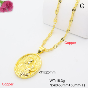 F6N201357vbmb-L002  Fashion Copper Necklace