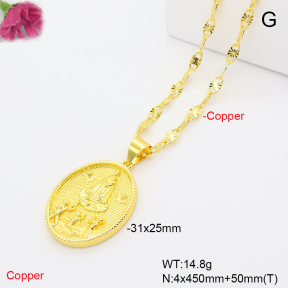 F6N201358vbmb-L002  Fashion Copper Necklace