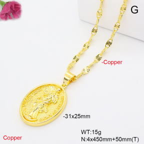 F6N201359vbmb-L002  Fashion Copper Necklace