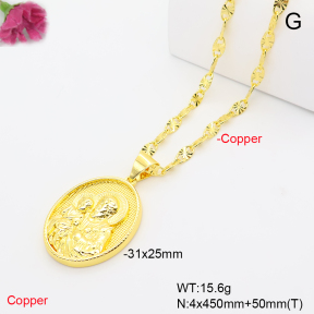 F6N201362vbmb-L002  Fashion Copper Necklace