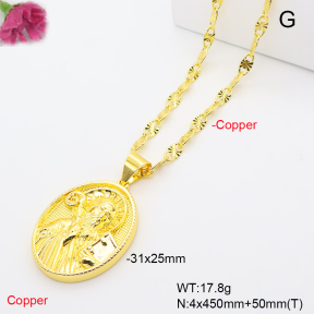 F6N201365vbmb-L002  Fashion Copper Necklace