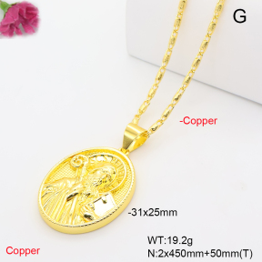 F6N201367bbml-L002  Fashion Copper Necklace