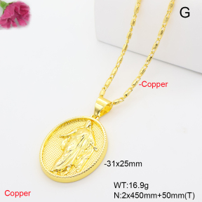 F6N201369bbml-L002  Fashion Copper Necklace