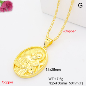 F6N201371bbml-L002  Fashion Copper Necklace