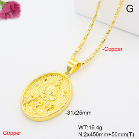 F6N201373bbml-L002  Fashion Copper Necklace