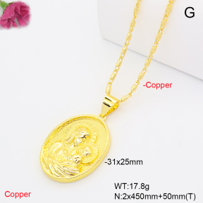 F6N201374bbml-L002  Fashion Copper Necklace
