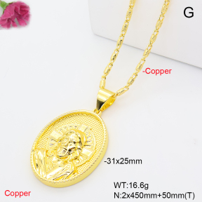 F6N201375bbml-L002  Fashion Copper Necklace