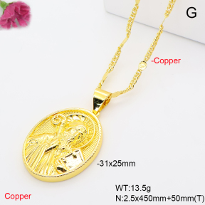 F6N201376ablb-L002  Fashion Copper Necklace
