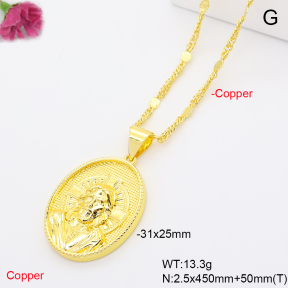 F6N201377ablb-L002  Fashion Copper Necklace
