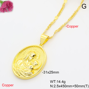 F6N201378ablb-L002  Fashion Copper Necklace
