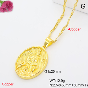 F6N201379ablb-L002  Fashion Copper Necklace