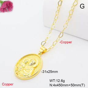 F6N201388ablb-L002  Fashion Copper Necklace