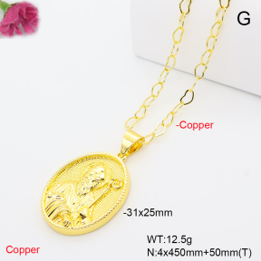 F6N201389ablb-L002  Fashion Copper Necklace