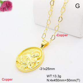 F6N201393ablb-L002  Fashion Copper Necklace